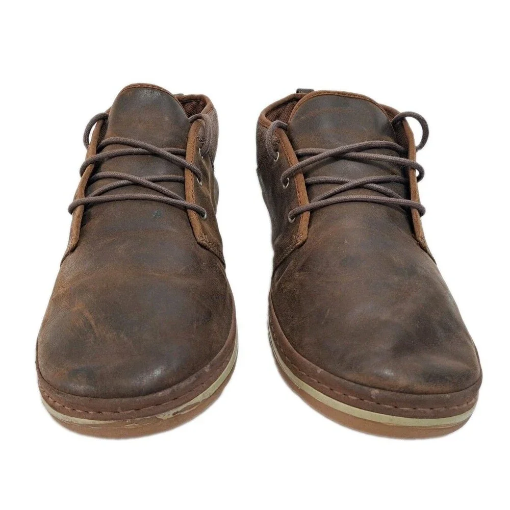 Teva Chukka Boots Cedar Canyon Men's Size 14 Brown Suede Lace Up 1003524 Leather